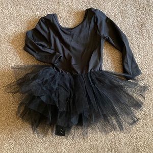 NWT black bodysuit with tutu - 18 months (estimate)